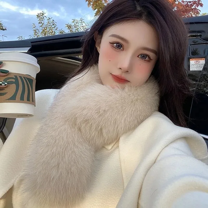 

Women's Models Fairy Winter Fall Scarf Collar Warm Retro Leisure Simple Advanced Design Fashion Versatile Soft New Personalized