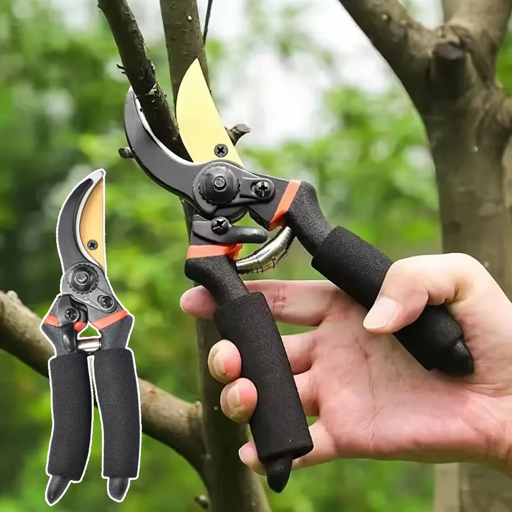 

Садовые секаторы для обрезки фруктовых деревьев, мощные ножницы для веток, острые садовые ножницы, ручной инструмент