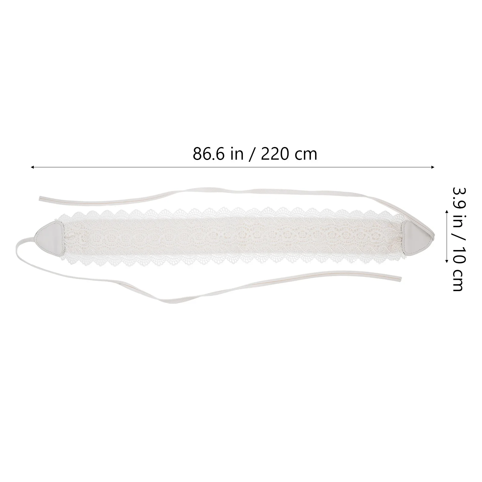 レディースホワイトレースウエストベルトワイドバンド調節可能な蝶結びタイドレス用スリムデコレーションコルセットベルトレースワイドバンド