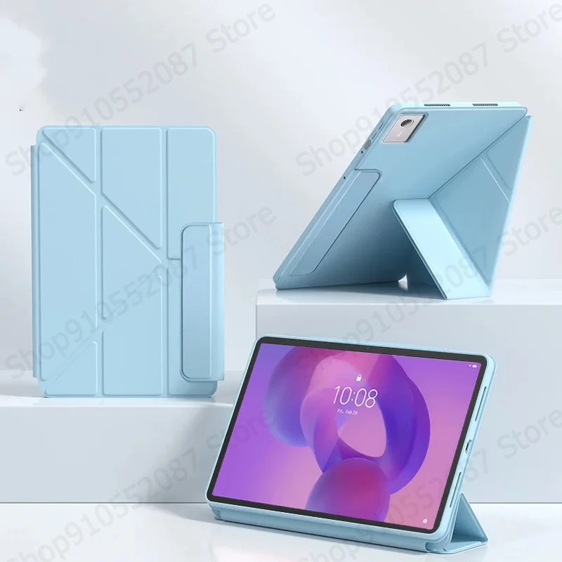 For Lenovo Idea Tab Pro 12 7 Case tb373fu tb375fc Magnetic PU Leather Fold Stand Cover For Funda Idea Tab Pro Case 12.7 inch