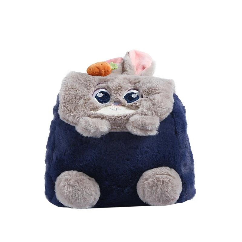 Zootopia Judy Plüsch-Rucksack-Set, Nick Plüsch-Geldbörse für Kinder, Studententasche