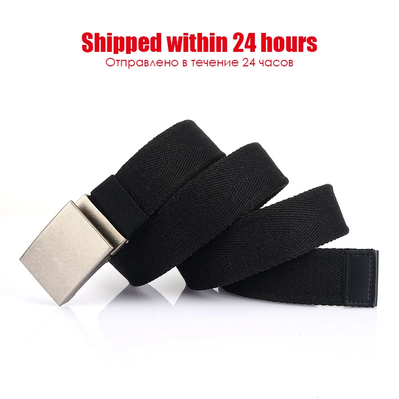 VATLTY New Reversible Belt For Men Alloy Silver Buckle Soft Comfortable Canvas Belt Female Trousers Jeans Waistband Girdles Male