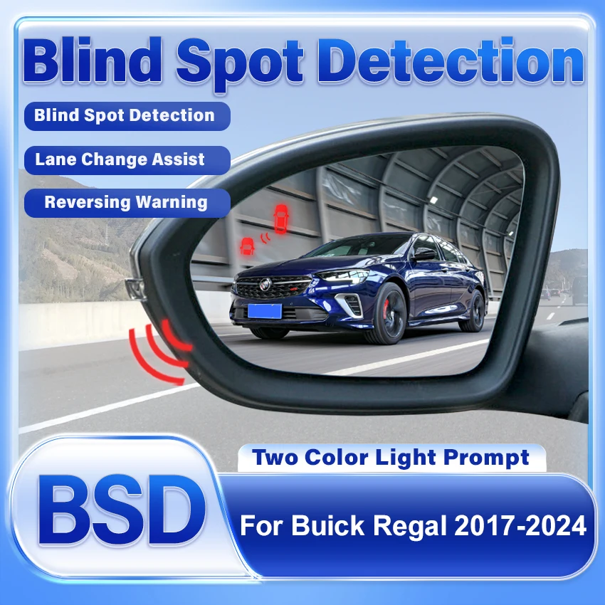 Car Rearview Mirror BSD BSA BSM Blind Spot Monitoring System Radar Parking Sensor Assist Lane Changing For Buick Regal 2017-2024