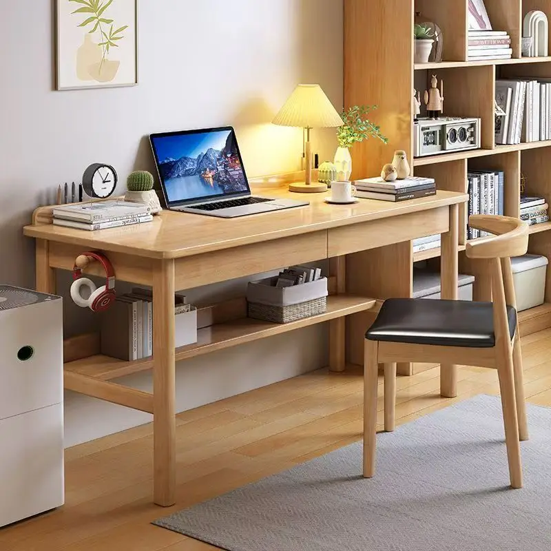 

%&Luxury French Design for Office Work Writing & Reading in Bedroom & Study Home Furniture Wooden Study Computer Desk