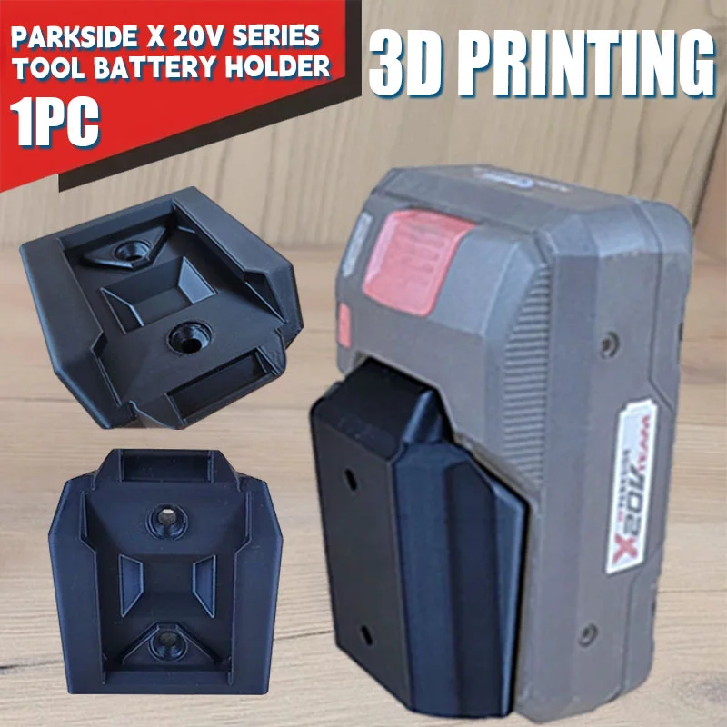 

1 шт., настенный кронштейн для аккумулятора с 3D-печатью/аккумуляторный ящик, подходит для инструментов серии Powerxchange X 20 В для хранения и хранения аккумуляторов