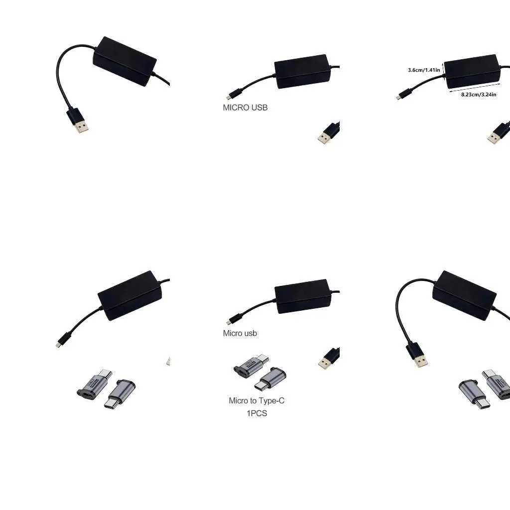 Media Power Cord with USB-A Cable and Regulator Module D2RC