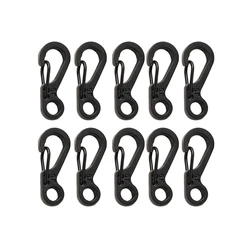 10Pcs Mini Carabiner EDC Spring Backpack Clasp Keychain Paracord Tactical Gear Rope Hooks Outdoor Survival Camping Equipment