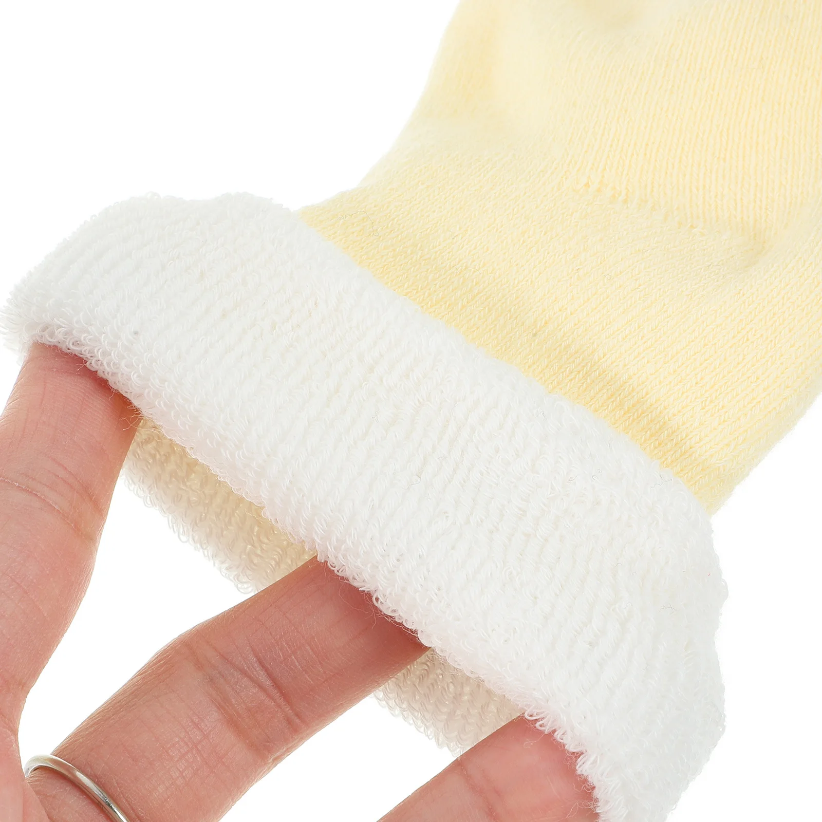 

5Pairs Infant Cotton Socks Warm Winter Baby Socks Newborn Toddler Non-Slip High-Cut for Cold Weather Daily Use Unisex