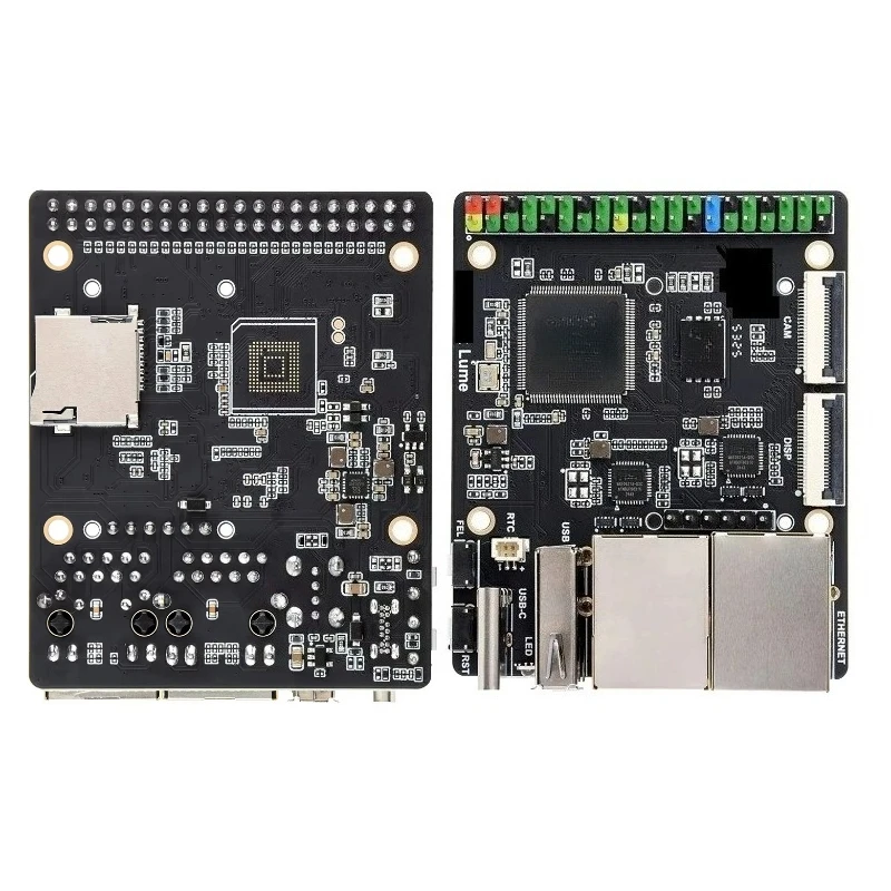 1Pcs Lume T153 Development Board Dual Gigabit Ethernet Ports, 128MB DDR3 Memory And 256MB Flash