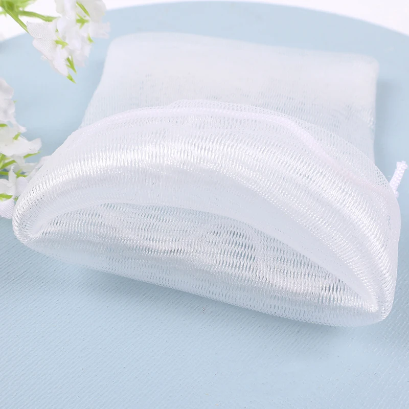 100/50PCS Soap Bubble Net Hangable Mesh Bag Shower Gel Facial Cleanser Rich Bubble Foaming Skin Cleansing Tools