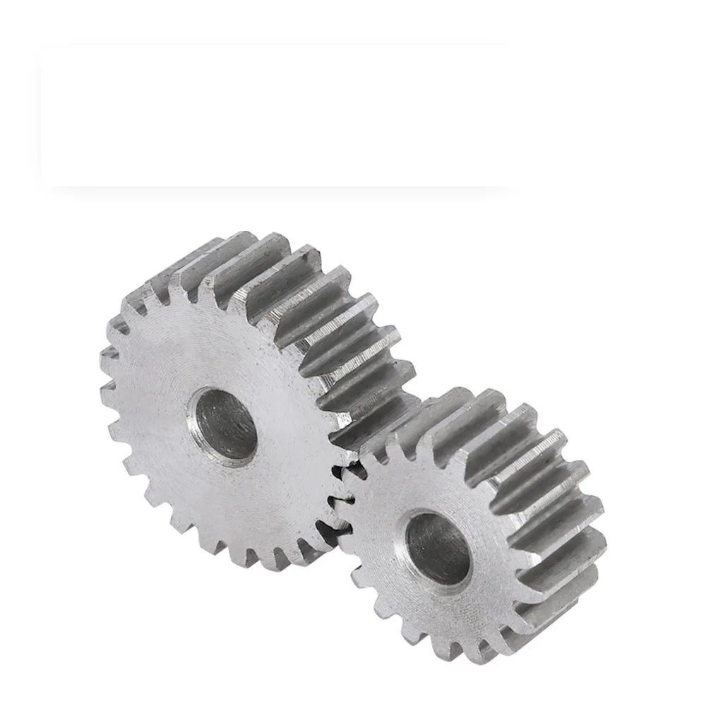 Engranaje recto-1PCS 1M 12T-28T Engranaje de transmisión de metal 45 #   Acero 1 Módulo12 13 14 15 16 17 18 19 20 25 30 Dientes