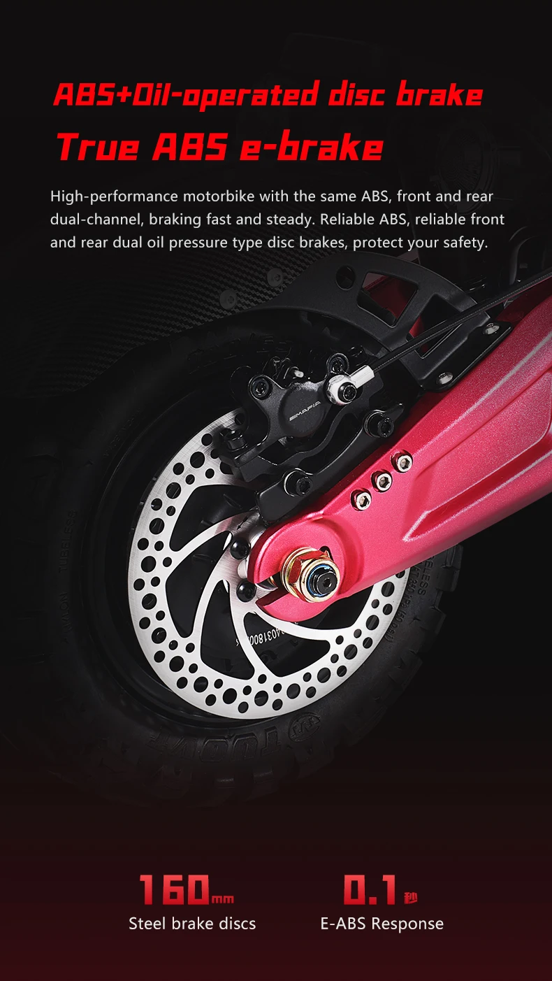 BOYUEDA S5 E-Scooter Dual Motor 60V38Ah NFC Activation Electric Scooter 11"off-road Tire Intelligent APP Control EScooters