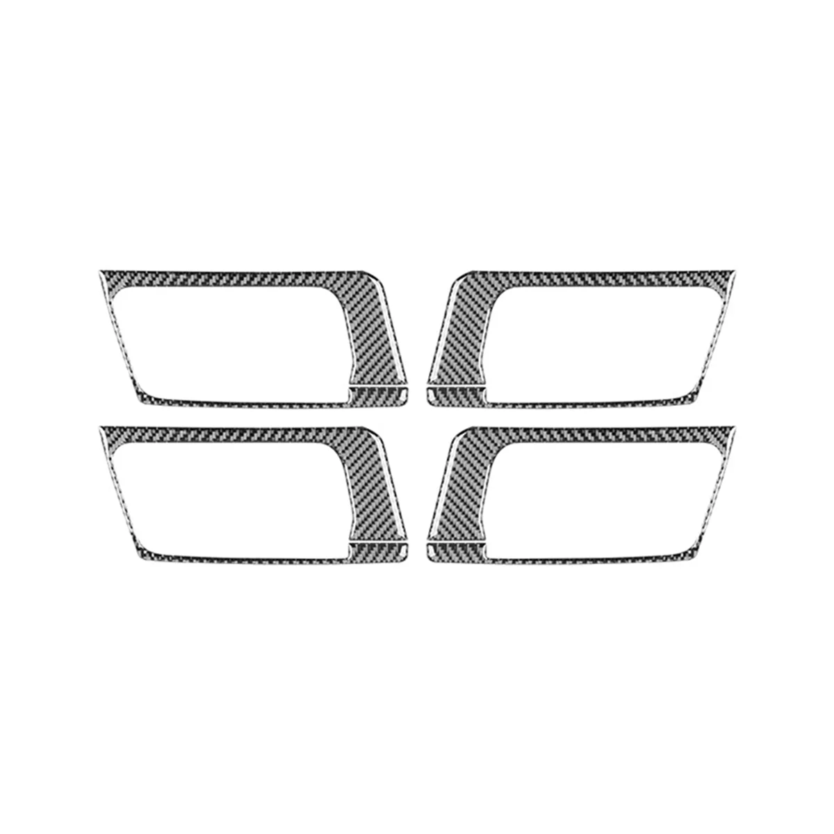 Carbon Fiber for Toyota 4Runner 2010-2020 Inner Door Handle Bowl Cover Trim Interior Accessories