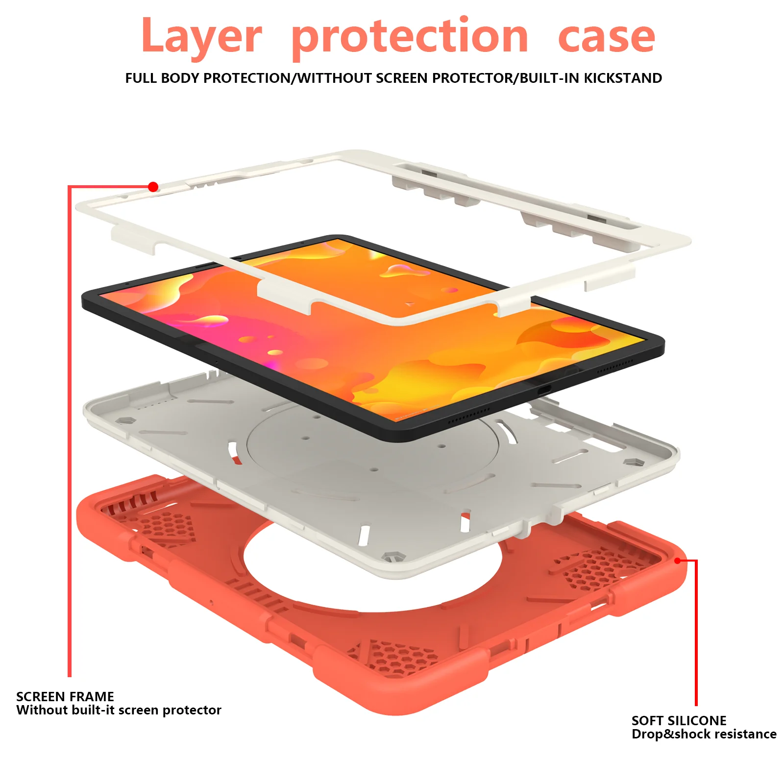 Heavy Duty Case for iPad Mini 7 A17Pro Mini 6 8.3