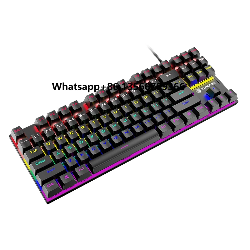 

Ancreu XYHK80 True Mechanic Keyboards 87 Keys USB Light Mixing Gaming Keyboard for PC and Laptop