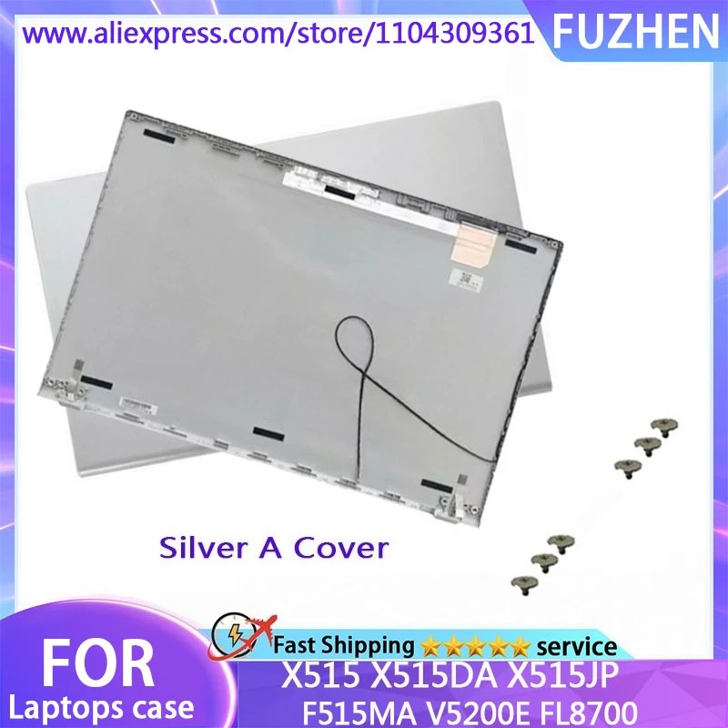 NEW Cover For V5200E FL8700 X515 X515DA X515JP F515MA LCD Rear Cover Front Frame hinge Top Cover Grey Silver