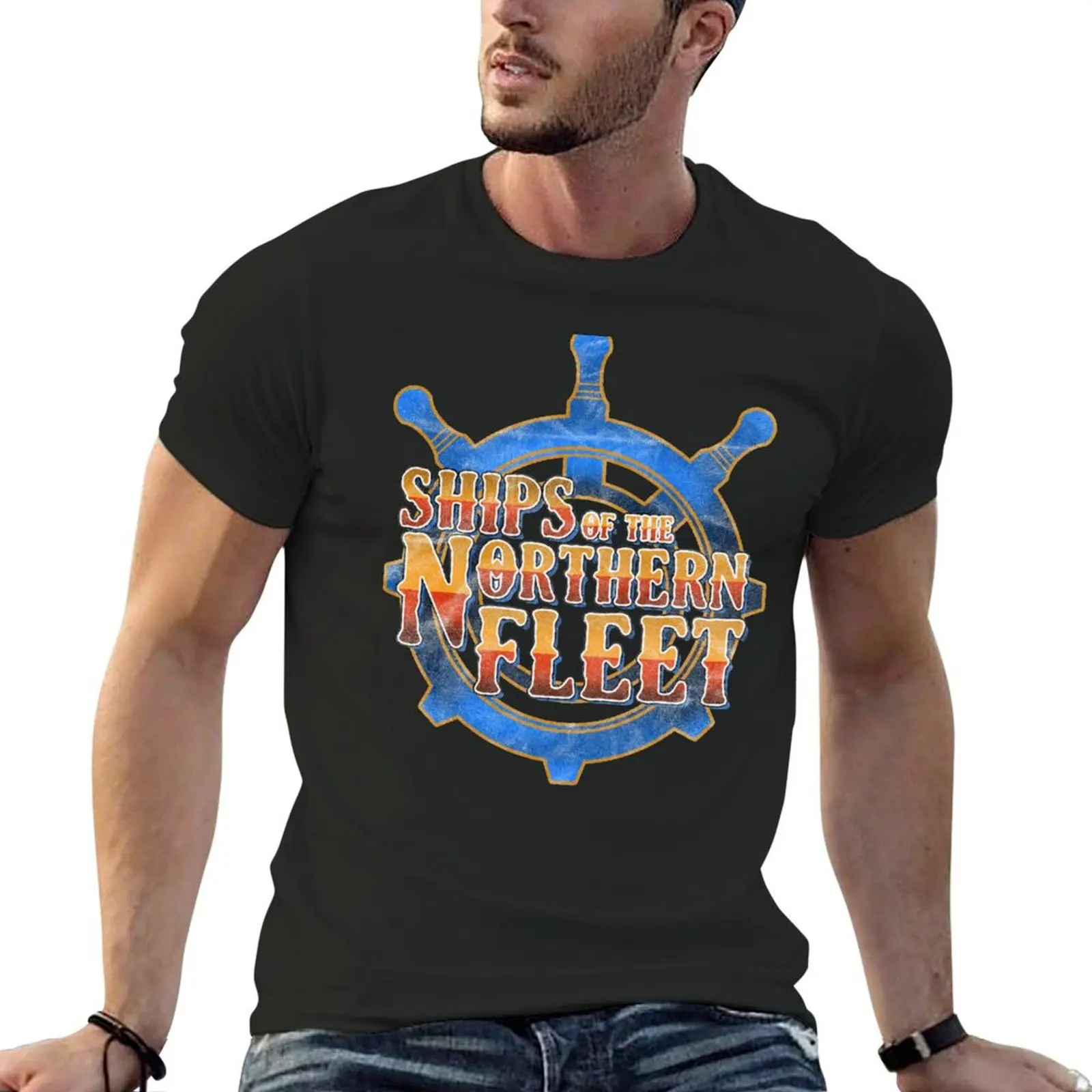 

Ships Of The Northern Fleet Logo T-Shirt graphic shirts anime t shirts for a boy quick-drying plain t shirts men