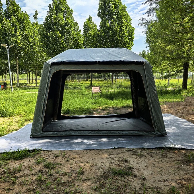 

PVC Outdoor Camping Tents Portable Family Picnic Tent Sunshade Waterproof Lightweight Hiking Shelters with Quick Installation