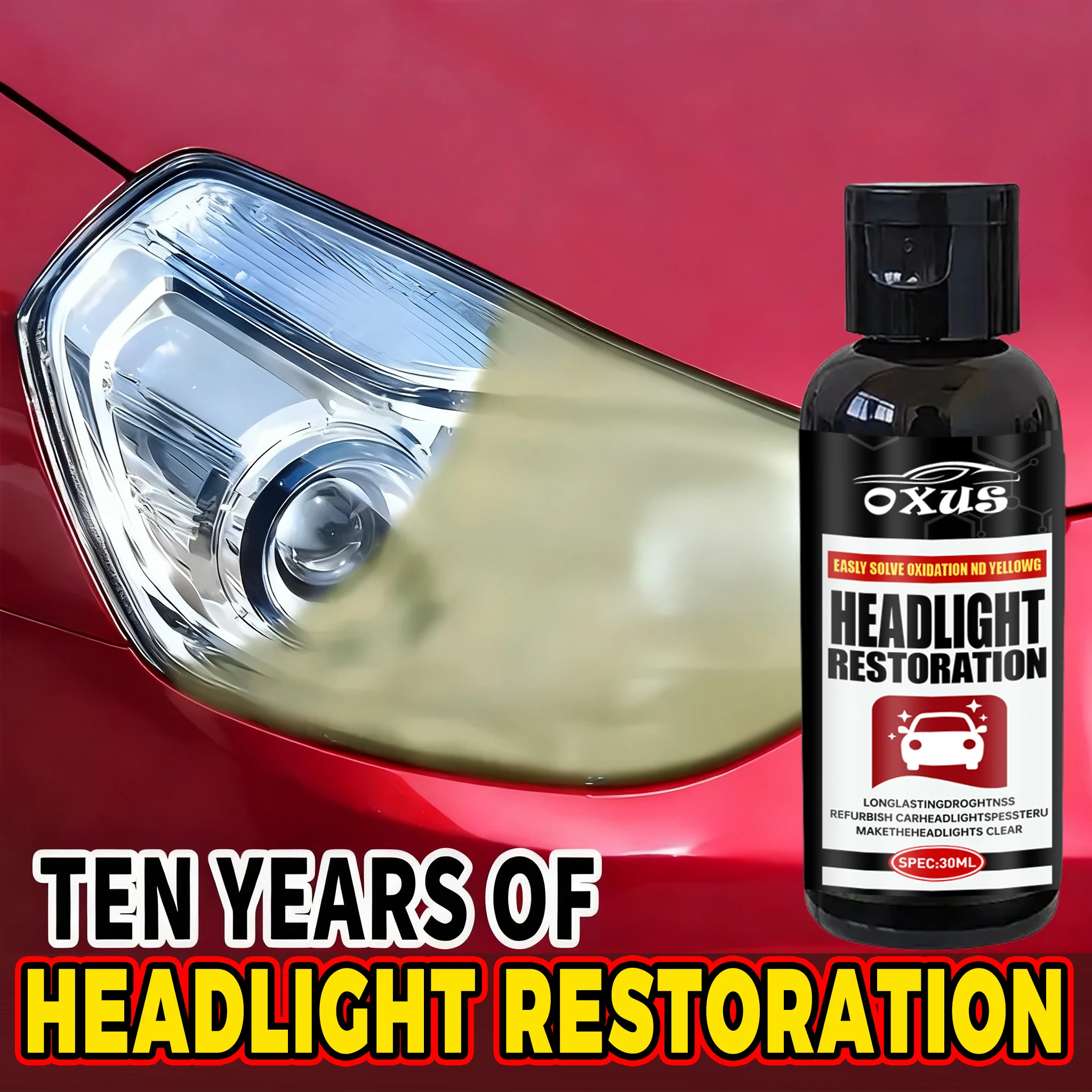 

Набор для полировки автомобильных фар - средство для удаления царапин и окисления, ремонтная паста для сборки фар