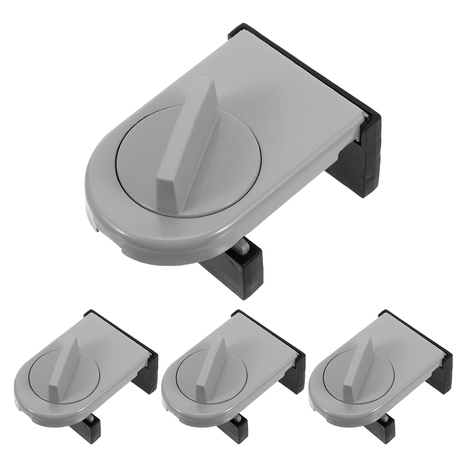 4 قطعة أقفال النوافذ النوافذ الرأسية والأفقية قابل للتعديل سدادات سبائك الألومنيوم لا الحفر تثبيت للمنزل مكتب الشقة