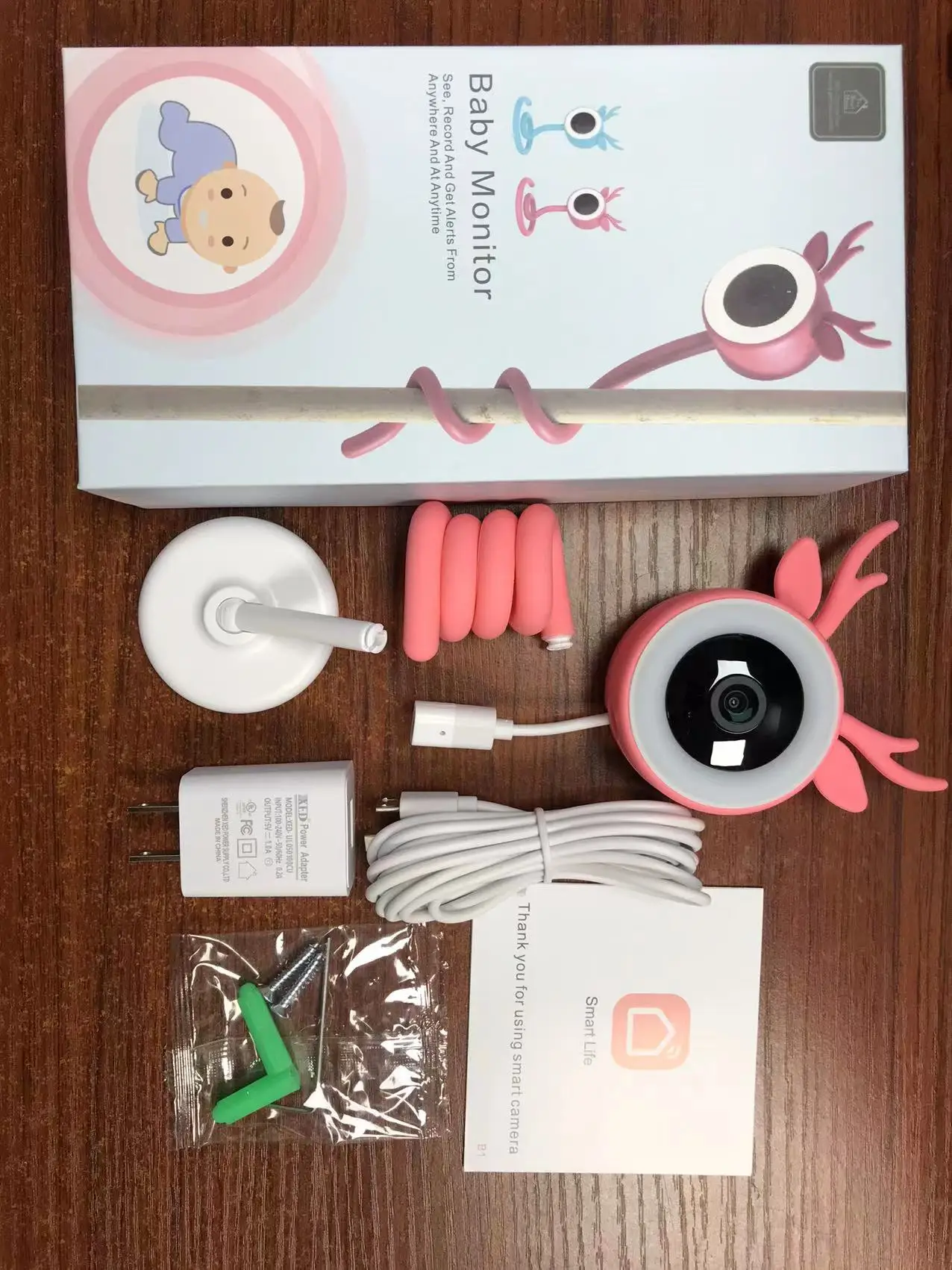 

4MP 1440P Tuya APP Cry Detection WIFI IP Baby Monitor Wireless Intercom Babysitter Camera Nanny Cam With Kind Holder
