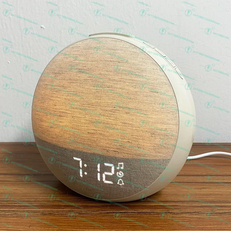 Wake up light alarm clock white noise sleep with sleep ambient light colorful light simulated daylight