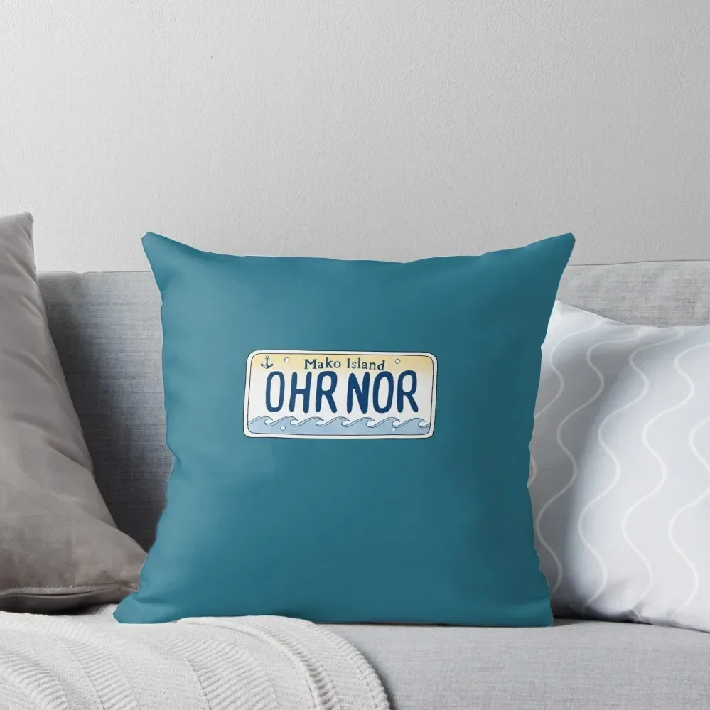 

Ohr Nor Cleo H2O License Plate Throw Pillow Pillowcase Cushion Christmas Pillow Covers Cushions For Sofa Pillowcases pillow