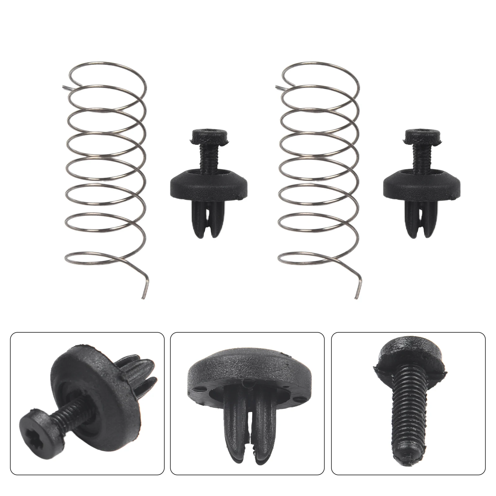 Federn Clips 2004 Mitte einfach zu installierende Kühlergrill Hochleistungs-Metall montage Automobil für Fokus 2014-2017