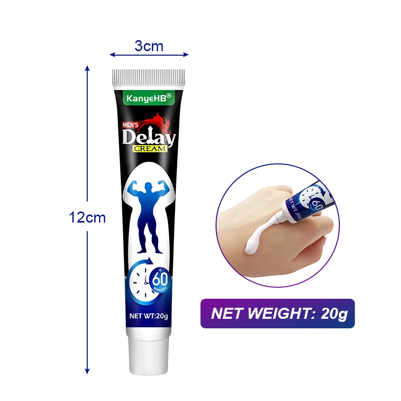 1pcs Penile Delay Cream Reduce Sensitivity Extend Sex Time Men\'s Extended Sex Cream Penis Strengthen Longer Bigger Durable G044