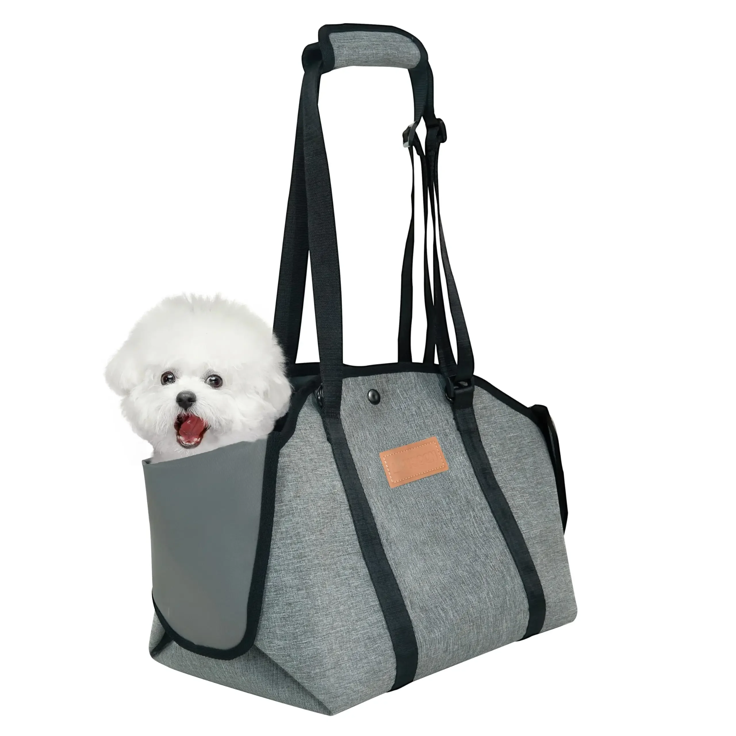 Custom Soft-Sided Dog Pet Products Portable foldable Travel Bag Carrier for Hiking Picnic Outdoor with Adjustable Shoulder Strap