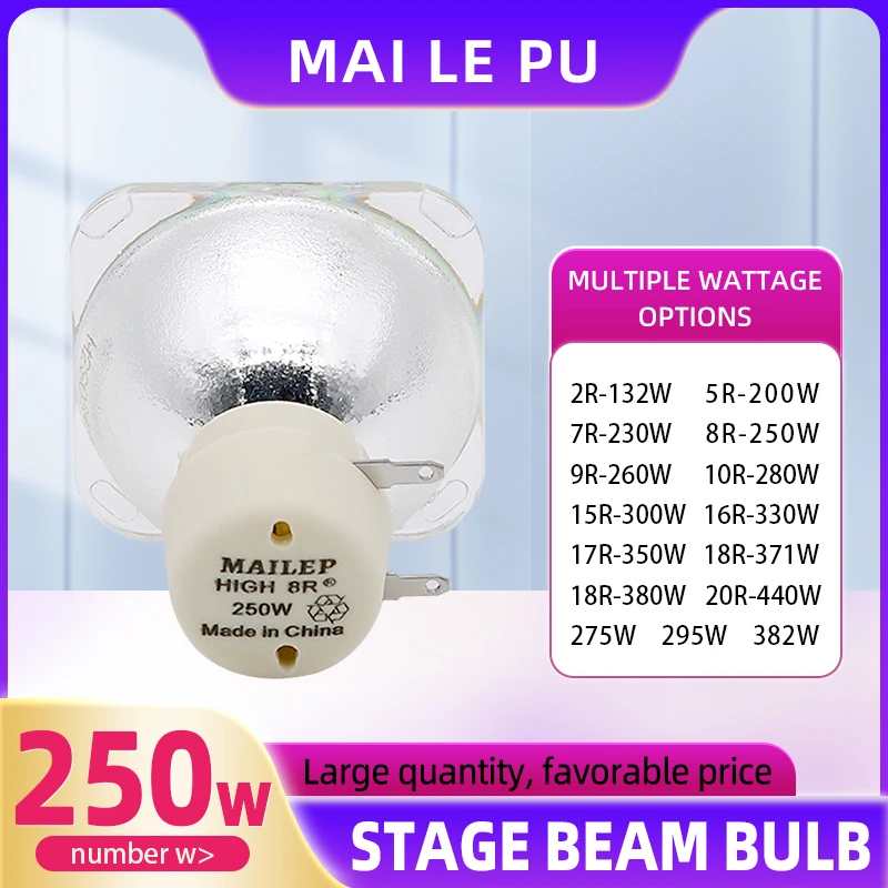 8R 250W Ballast Mobile Beam 250W Beam 8R Metal Halide Lamp MSD Platinum Bulb