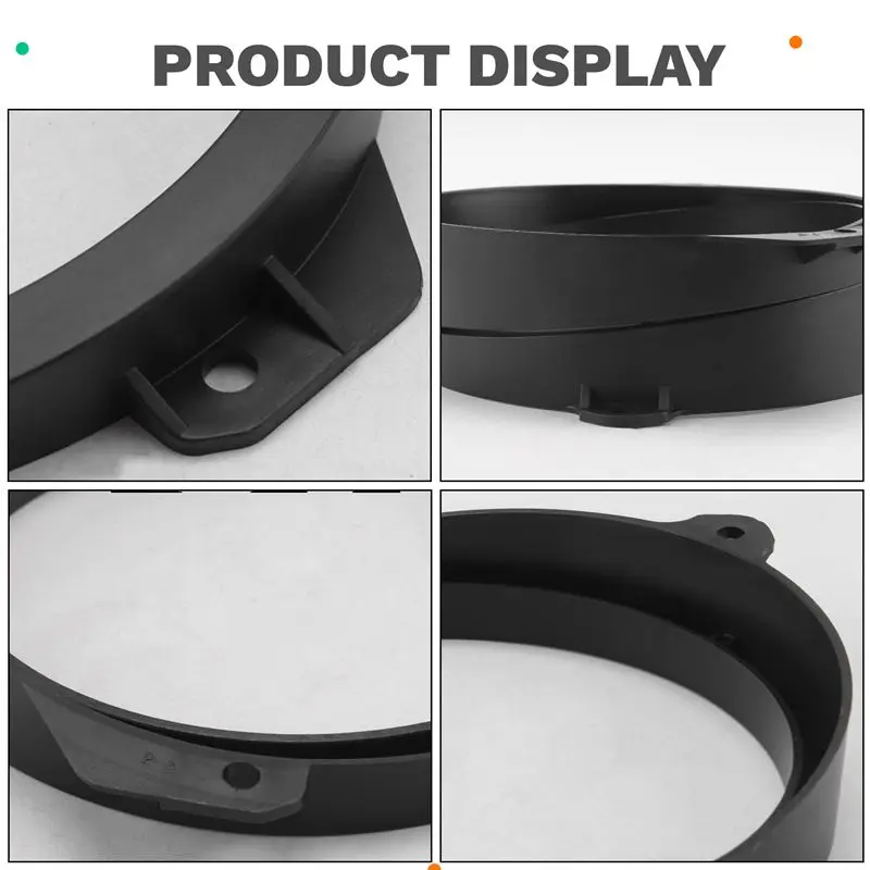 Upgraded Front Door Speaker Adapter 6.5 Inch For Subaru Forester Impreza Outback WRX/STI Audio Speaker Spacer Ring Bracket Acces