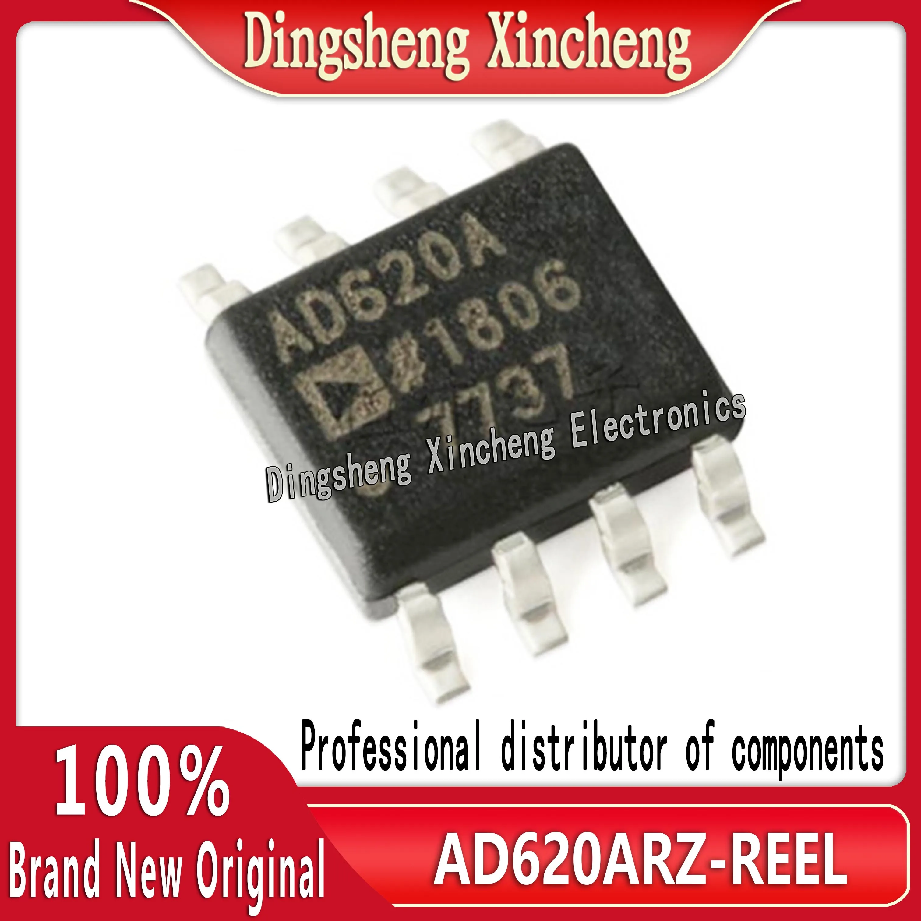 New Original AD620ARZ-REEL7 SOIC-8 Low Drift and Low Power Meter Amplifier Quality Assurance