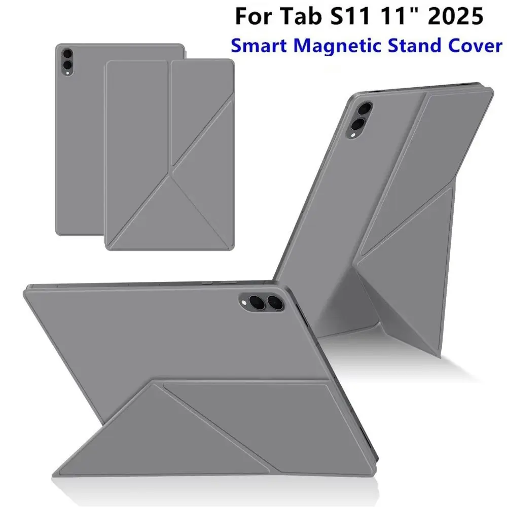 

11-дюймовый чехол-подставка для планшета в книжном стиле, многоугольный складной смарт-чехол, износостойкий, против падения для Samsung Galaxy Tab S11