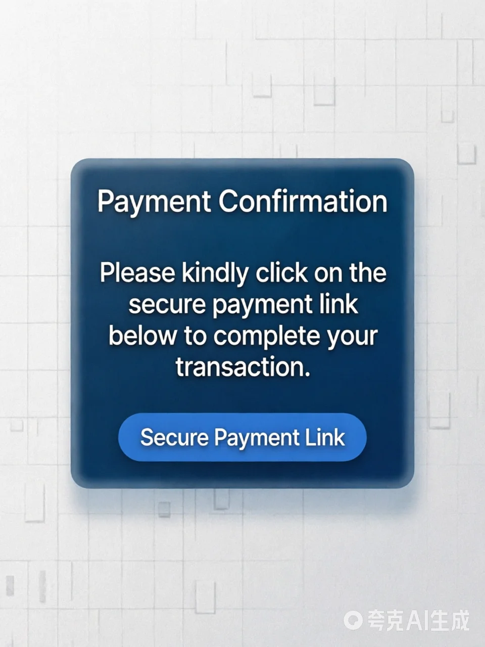 Please kindly click on the secure payment link below to complete your transaction.