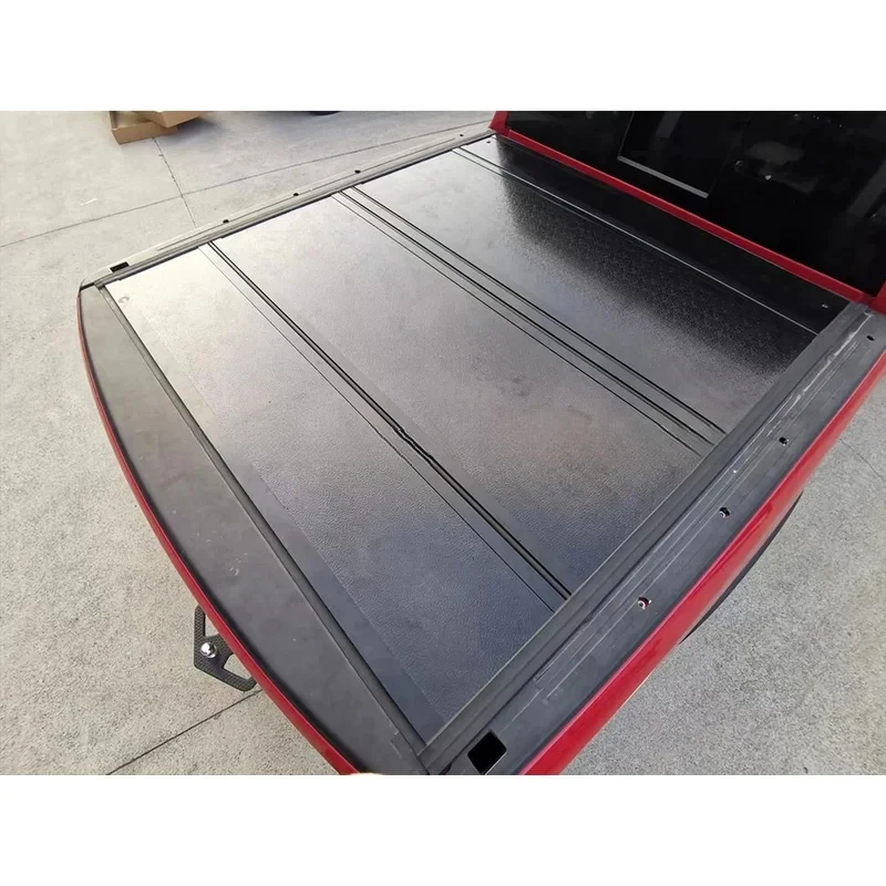 Factory Hot Selling 6.4 Inch Size Waterproof Hard Type Four-fold Truck Bed Cover Lid Tonneau