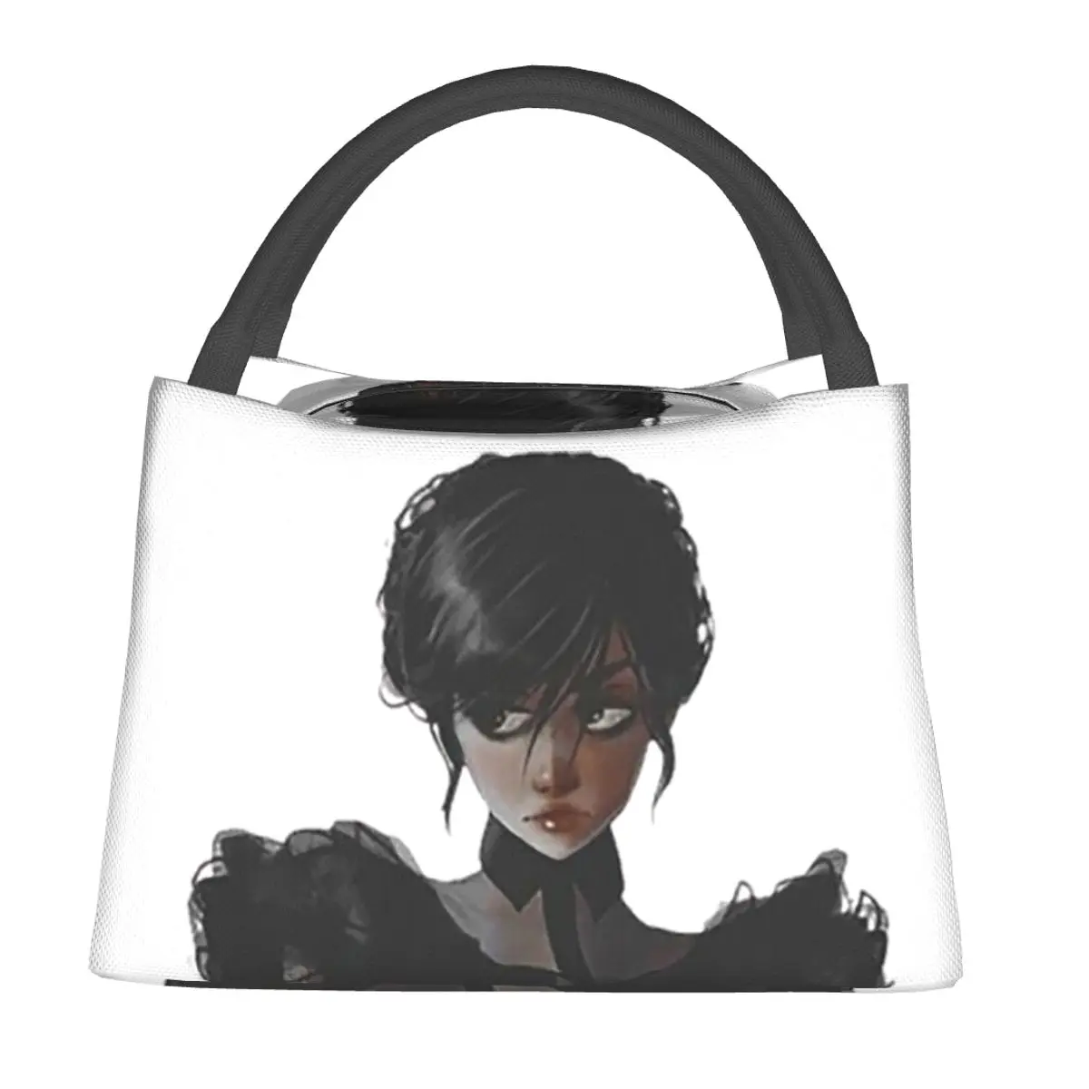 Wednesday Addams Dancing Dance Thermal Lunch Bags Insulated Bento Box  Lunch Tote Picnic Bags Thermal Bag for Woman Work