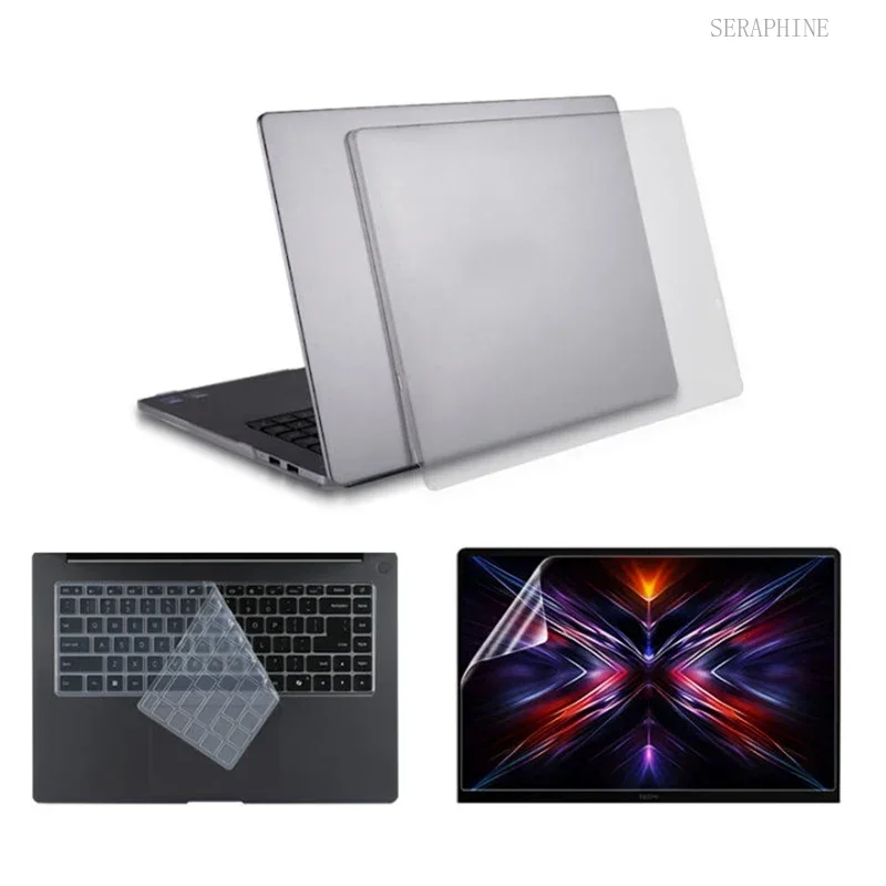 3in1 Laptop Hard Case for 2025/2024 Xiaomi REDMI Book Pro 14/16 Matte Inch Protective Shell Cover Keyboard Screen Film Sticker
