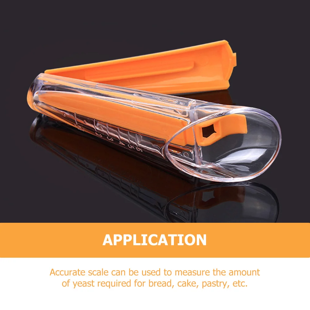 

4 set Yeast Measuring Cup 1-6G Precision Scale Baking Tool For Bread Cake Pastry With Sealing Clip Reusable Graduated Cup