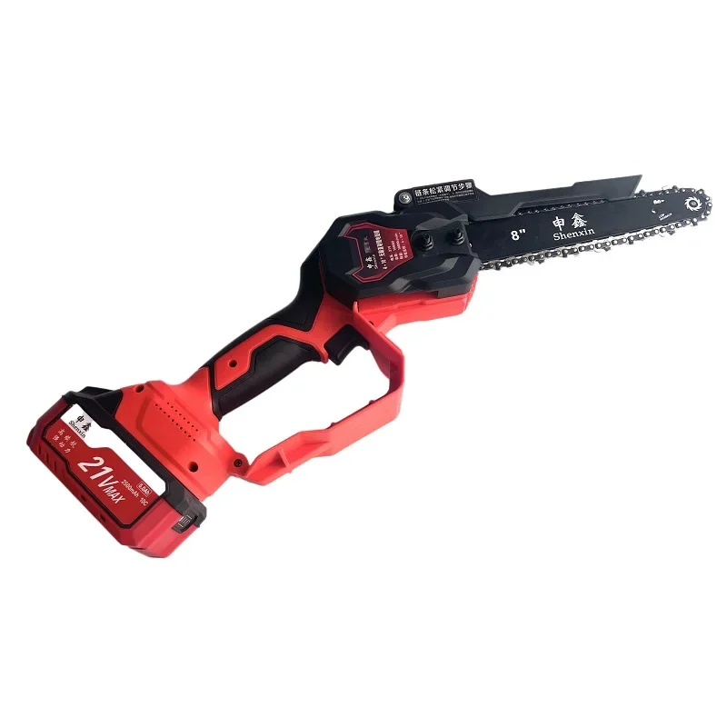 

SENGXIN High endurance Lithium Battery Chainsaw Garden Cordless Saw Wood Profile Cutter domestic Felling Chainsaw Wood Cutter