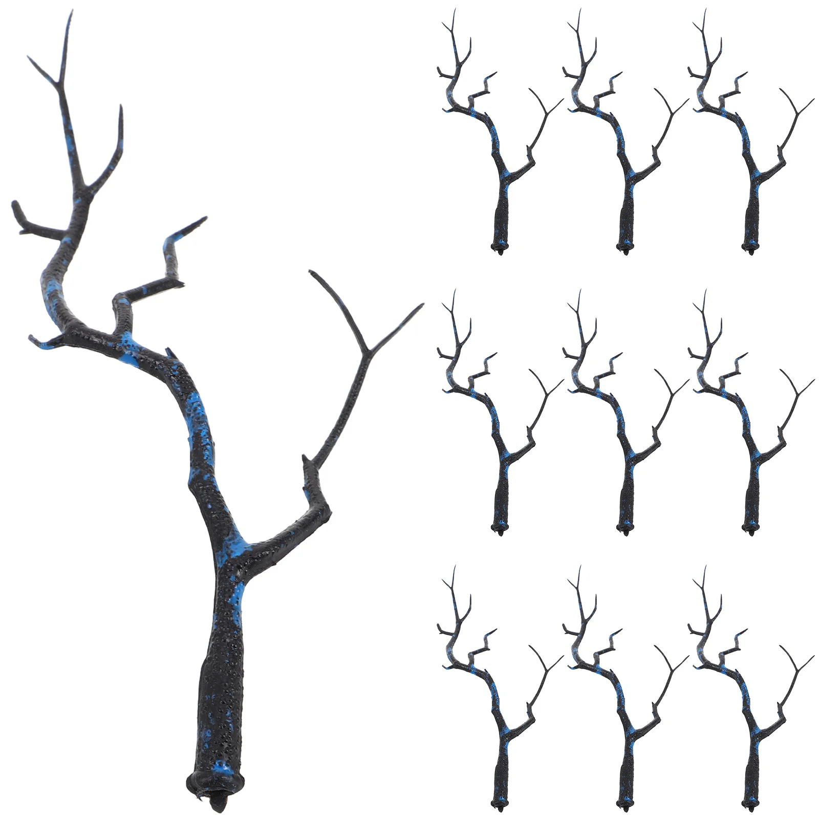 

10Pcs Artificial Deer Antler Dried Branches Simulation Tree Branches for Halloween Christmas Craft and Vase Decor