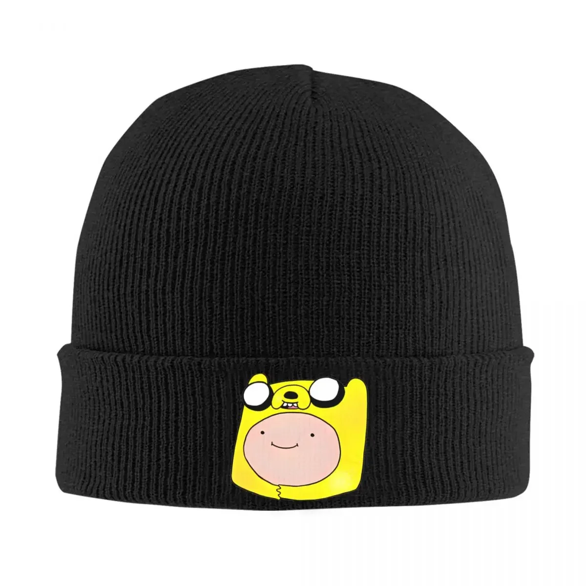 Jake The Hat And Finn The Human! Knitted Hat for Women Men Beanies Autumn Winter Hat Acrylic Adventured Times Hip Hop Caps