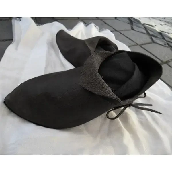 Cosplay Men's Medieval viking PU Leather Shoe Middle Ages Ankle Boots Victorian Renaissance Boot Shoes halloween carnival party