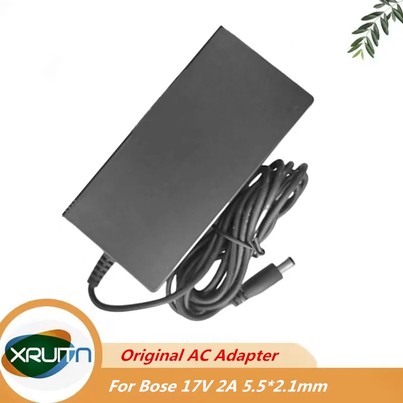 

Original NU60-6170200-I3 17V 2A 34W 5.5x2.1mm AC Adapter For BOSE MUSIC MONITOR M2 M3 Charger 302251-001 Power Supply
