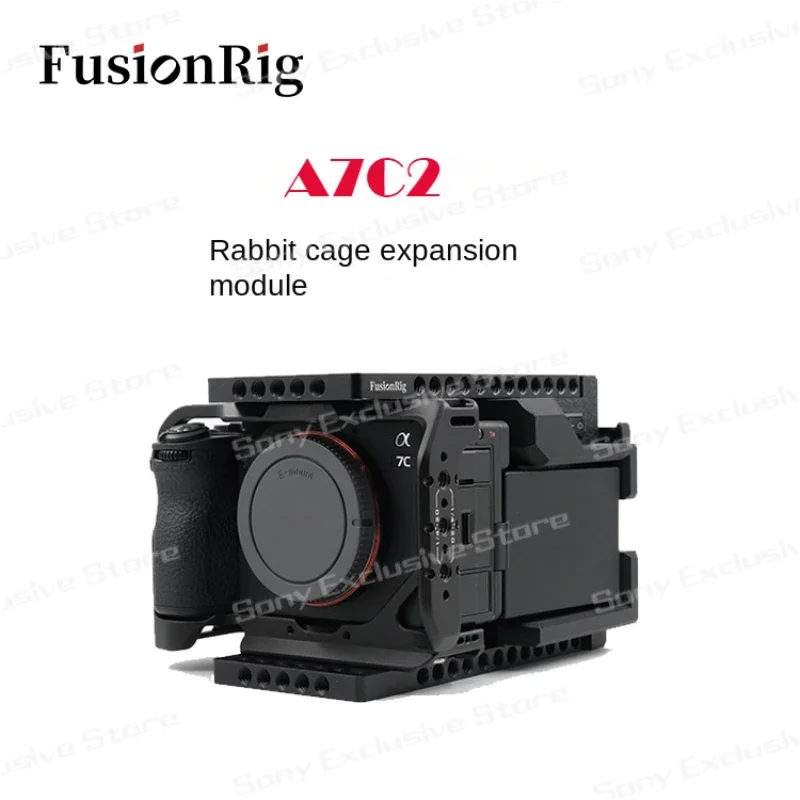 FusionRig  A7C2 rabbit cage expansion module cineback live broadcast V port power supply