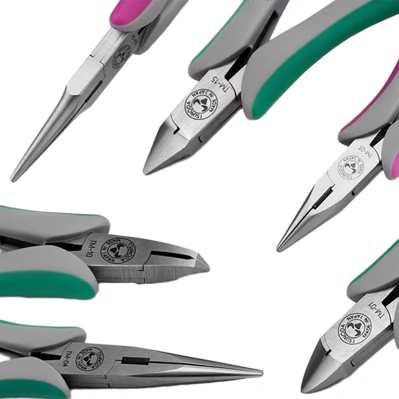 Ttc Electrician Pliers Imported Mini Needle Nose Pliers Curved Nose Pliers Flat Nose Pliers Round Nose Pliers Jewelry Scissors