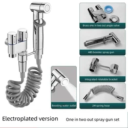 Handheld Bidet Sprayer Toilet Bidet Toilet Sprayer Set Spray Water Bathroom Shower Toilet sprinkle gun Angle Valve Accessories