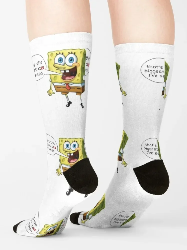 Funny spong bob Socks golf hockey Socks For Men Women\'s