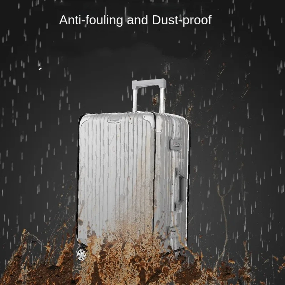 

Утолщенный защитный чехол для багажа 18-30 дюймов, водонепроницаемый, прозрачный, пылезащитный, для чемоданов на колесиках
