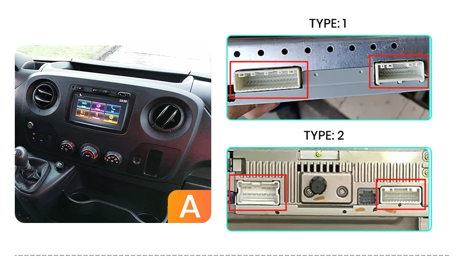 AWESAFE 10-Zoll-Android-Radio für Renault Master 3 III Nissan NV400 Opel Movano 2010-2021, kabelloses CarPlay & Android Auto, GPS-Navigation, Multimedia, Unterstützung für Lenkradsteuerung, Subwoofer, Verstärker, Rückfahrkamera, mit CAN-BUS, EU Plug-and-Play, DAB+ Digitalradio – Detail 1